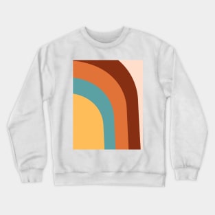 Abstract boho rainbow pattern Crewneck Sweatshirt